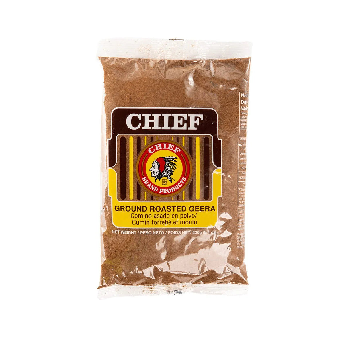 Chief Brand Products Ground Roasted Geera, 230g